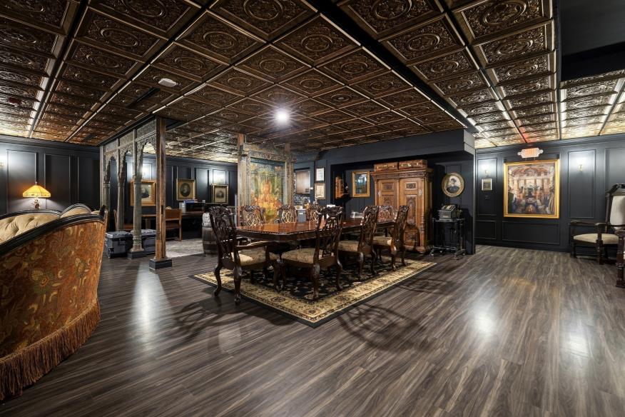 Expansive shared commons with lounge seating