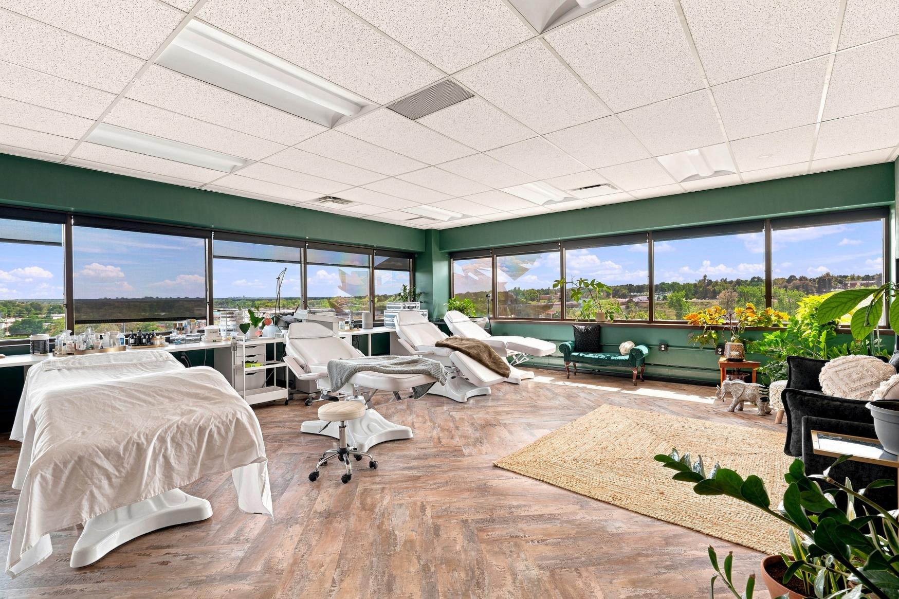 Bright office overlooking southwest Denver